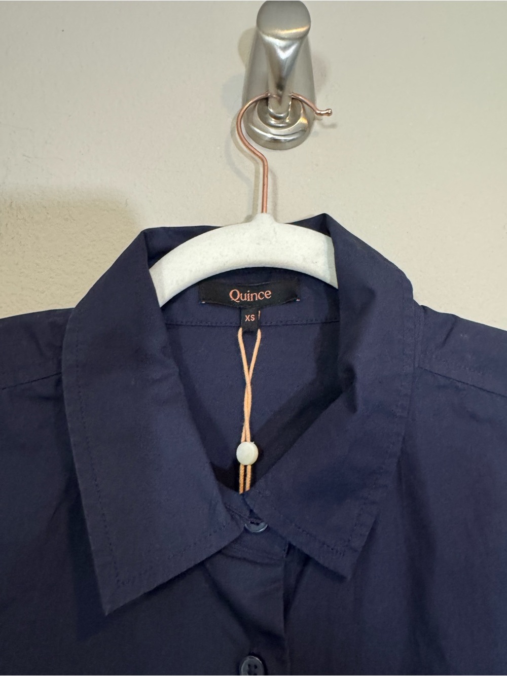 Quince 100% Organic Cotton Poplin Long Sleeve Boyfriend Shirt - Picture 5 of 10